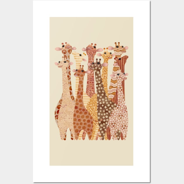 Savanna Giraffes Wall Art by Hippopottermiss